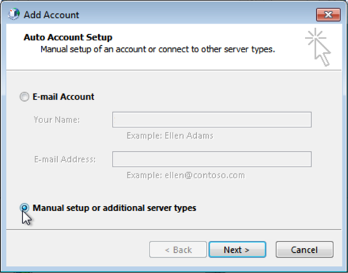 Microsoft exchange server email setup for pc