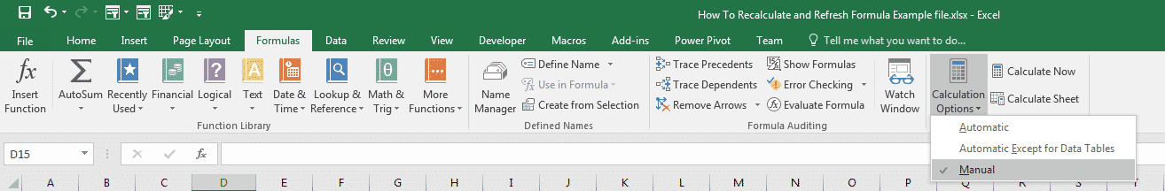 Excel Now Function Not Working